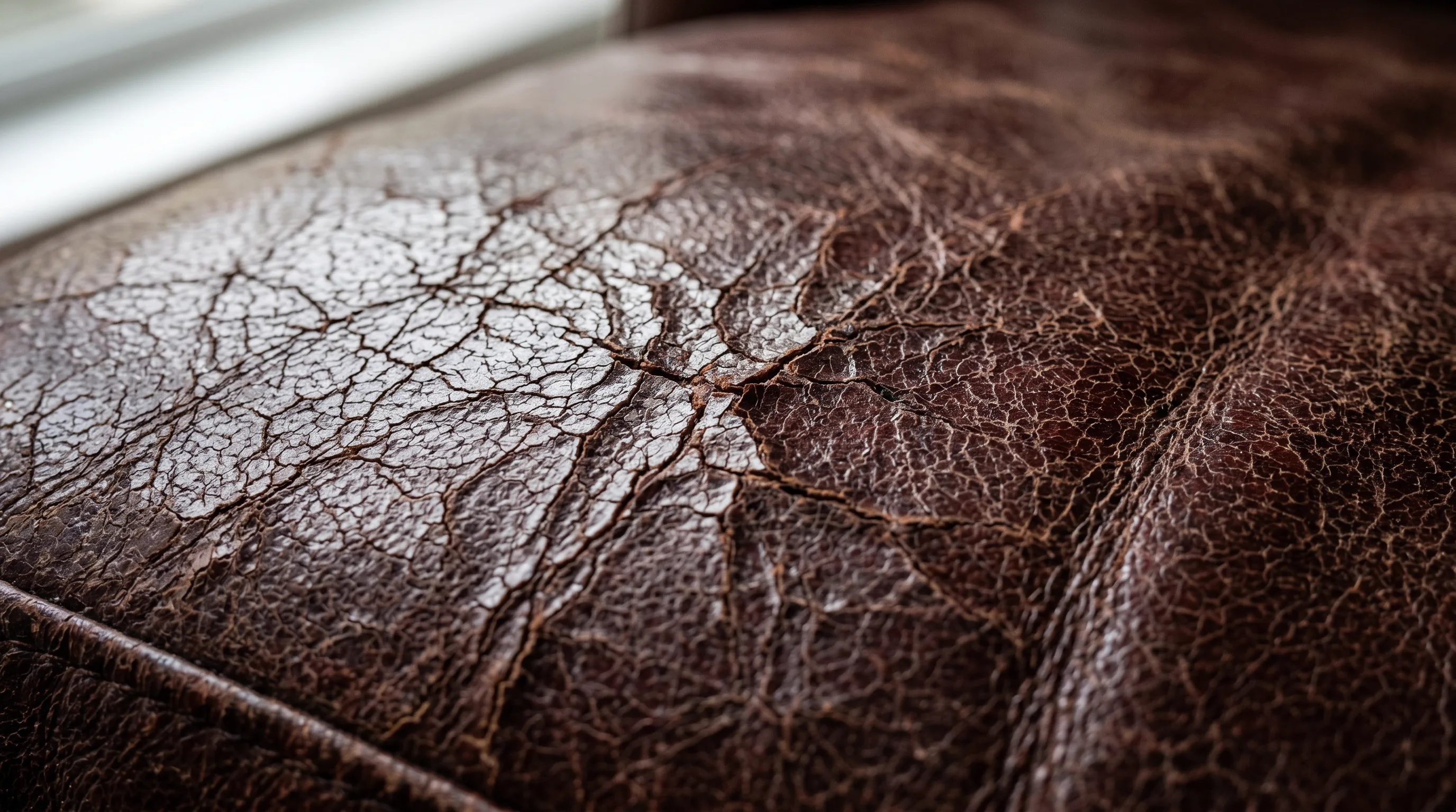 Fibre delamination leather