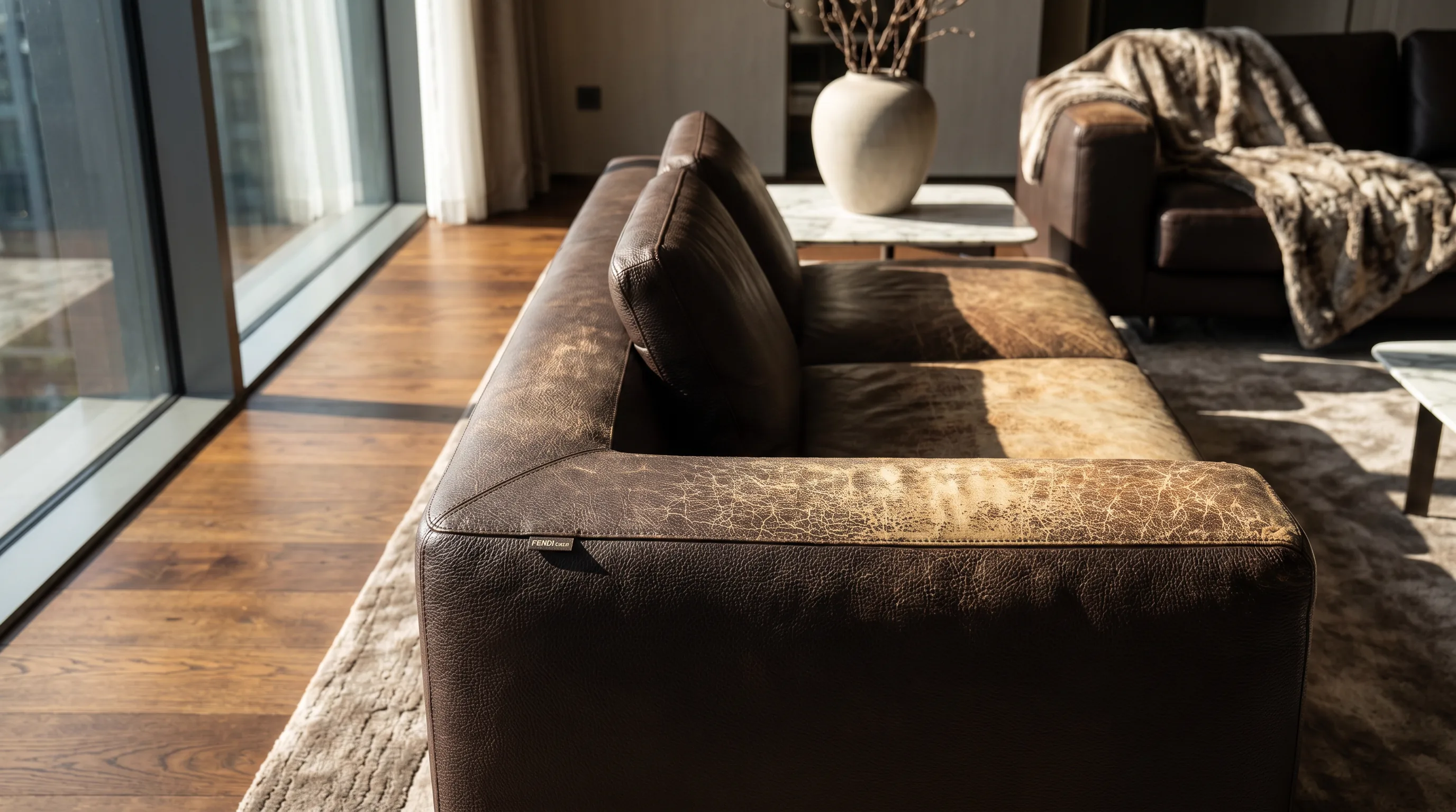 UV degradation leather