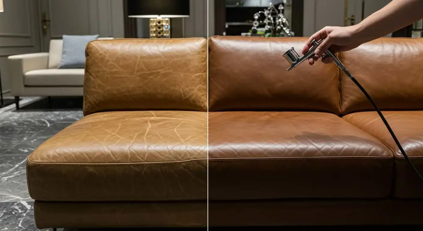 Bonded and faux leather furniture